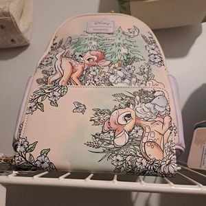 Loungefly Bambi backpack and wallet